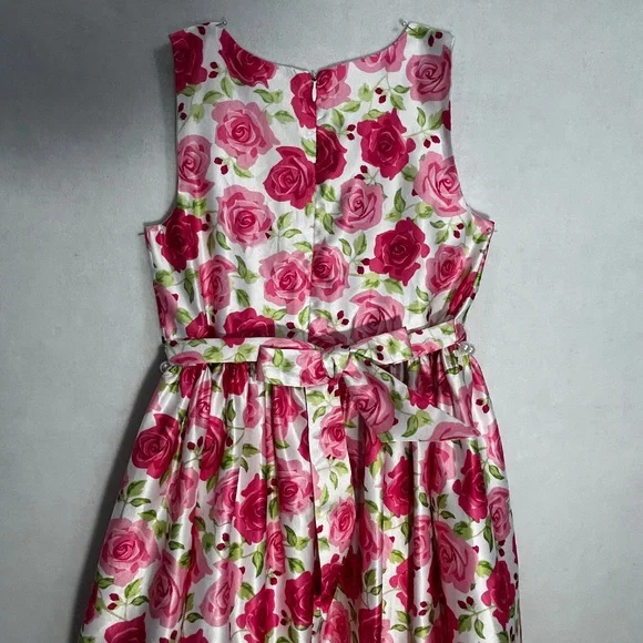 american princess girls dress AMERICAN PRINCESS GIRLS DRESS SIZE 8 GOLD BLACK GOLD ACCENTS LINED TIE SIZE  8